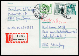 Bundesrepublik Deutschland, 1981, P 121 + 999,1038, Brief - Altri & Non Classificati