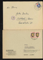 Saar, 1946, FZ 1(16) - 6(2) - 9 EF, Brief - Altri & Non Classificati