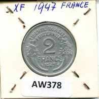 2 FRANCS 1947 FRANCE Pièce #AW378.F.A - 2 Francs