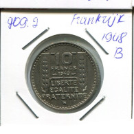 10 FRANCS 1948 B FRANCIA FRANCE Moneda #AN419.E.A - 10 Francs