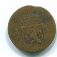 1 CENT 1838 NETHERLANDS EAST INDIES INDONESIA Copper Colonial Coin #S11686.U.A - Niederländisch-Indien