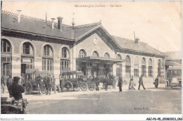 AGJP6-0486-45 - MONTARGIS - Loiret - La Gare  DILIGENCE FIACRE - Montargis