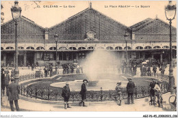 AGJP6-0473-45 - ORLEANS - La Gare - La Place Albert 1er - Le Square   - Orleans