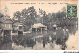 AGJP4-0366-45 - Environs D'ORLEANS - Olivet - Les Bords Du Loiret - Vue Prise Du Pont D'olivet  - Orleans