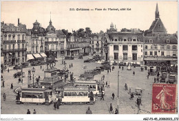 AGJP3-0262-45 - ORLEANS - Place Du Martroi - Coté Est  - Orleans