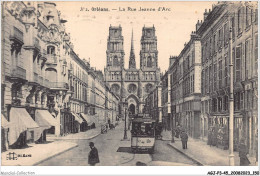 AGJP3-0251-45 - ORLEANS - La Rue Jeanne D'arc  - Orleans