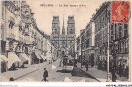 AGJP3-0253-45 - ORLEANS - La Rue Jeanne D'arc  - Orleans