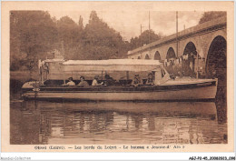 AGJP2-0133-45 - OLIVET - Loiret - Les Bords Du Loiret - Le Bateau Jeanne-d'arc  - Orleans