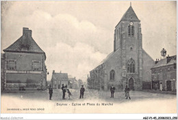 AGJP1-0026-45 - BOYNES - église Et Place Du Marché  - Pithiviers