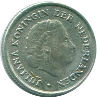 1/10 GULDEN 1966 NIEDERLÄNDISCHE ANTILLEN SILBER Koloniale Münze #NL12682.3.D.A - Antilles Néerlandaises
