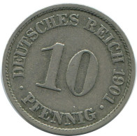 10 PFENNIG 1901 A ALLEMAGNE Pièce GERMANY #AE536.F.A - 10 Pfennig