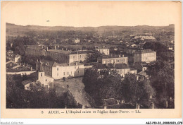 AGJP10-0845-32 - AUCH - L'hopital Mixte Et L'église Saint-pierre  - Auch