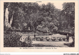 AGJP9-0767-32 - Le Gers - BARBOTAN-LES-THERMES - Intérieur Du Parc  - Barbotan