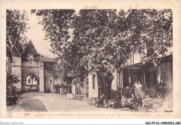 AGJP9-0766-32 - Le Gers - BARBOTAN-LES-THERMES - Terrasse De L'hotel De La Paix Et La Vieille Porte  - Barbotan