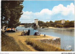 AGJP7-0641-45 - CHATILLON-SUR-LOIRE - Loiret - Le Camping Et Le Pont Sur La Loire  - Chatillon Sur Loire