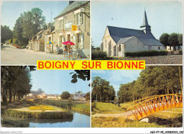 AGJP7-0625-45 - BOIGNY SUR BIONNE - Loiret - Bords De La Bionne - L'église - Café De L'espérence  - Autres & Non Classés