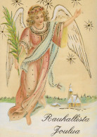 ENGEL WEIHNACHTSFERIEN Feiern & Feste Vintage Ansichtskarte Postkarte CPSM #PAH692.A - Angels