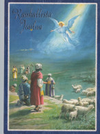 ENGEL WEIHNACHTSFERIEN Feiern & Feste Vintage Ansichtskarte Postkarte CPSM #PAH547.A - Angels