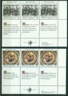 Bm UN Vienna (UNO) 1990 MiNr 96-97 Zf (in 3 Languages Se-tenant) MNH | Declaration Of Human Rights #kar-1006c - Neufs