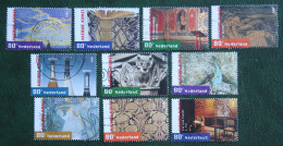 Complete Set Nieuwe Kunst ART NVPH 1974-1983 (Mi 1885-1894) 2001  Gestempeld / USED NEDERLAND / NIEDERLANDE - Gebruikt