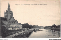 AGNP4-0327-53 - LAVAL - Vue Panoramique De La Mayenne Et L'église D'avesnières - Laval