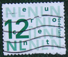 Nikkels 0,12 Euro Zelfklevend Selbklebend NVPH 2035 2035a (Mi 1971) 2002 Gestempeld / USED NEDERLAND / NIEDERLANDE - Used Stamps