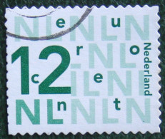 Nikkels 0,12 Euro Zelfklevend Selbklebend NVPH 2035 2035a (Mi 1971) 2002 Gestempeld / USED NEDERLAND / NIEDERLANDE - Oblitérés