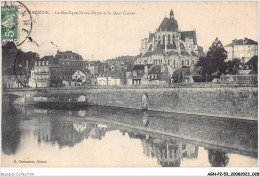 AGNP2-0088-53 - MAYENNE - La Basilique Natre-dame Et Le Quai Carnot - Mayenne