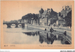 AGNP1-0021-53 - LAVAL - Vue Sur La Mayenne Et Le Chateau - Laval