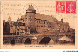 AGNP1-0005-53 - LAVAL - Le Vieux Pont Et Le Chateau - Laval