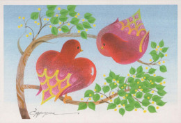 UCCELLO Animale Vintage Cartolina CPSM #PBR531.A - Vögel