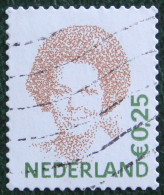 Koningin Beatrix 0.25 Euro  NVPH 2036 (Mi 1960) 2002 Gestempeld / USED NEDERLAND / NIEDERLANDE - Gebraucht