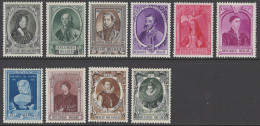 BELGIQUE - 1941 - MNH/***- LUXE - PRINCES EUROPEENS EUROPESE VORSTEN - COB 573-582 - Lot 26020 - Ongebruikt