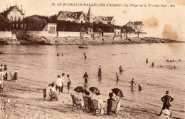 CPA -  LE  BUREAU - SAINT - PALAIS  ( Cote D' Argent )  La Plage Et La Pointe Sud .  1928 - Saint-Palais-sur-Mer