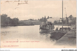 AGNP11-0870-53 - CHATEAU-GONTIER - Arrivée Du Bateau A Vapeur D'angers - Chateau Gontier