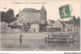 AGNP10-0817-53 - MAYENNE - Le Chateau - Vue Générale Et La Mayenne - Mayenne