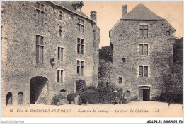 AGNP9-0765-53 - LASSAY - Environs De Bagnoles-de-l'orne - Chateau De Lassay - La Cour Du Chateau - Lassay Les Chateaux