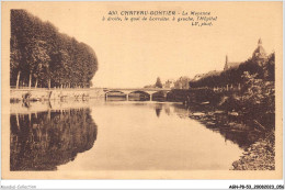 AGNP8-0671-53 - CHATEAU-GONTIER - La Mayenne A Droite Le Quai De Lorraine A Gauche L'hopital - Chateau Gontier