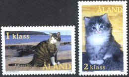 Mint Stamps Fauna Cats 2003 From Aland - Gatti