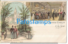 228720 MONACO VENEZIA ART THE CASINO MULTI VIEW POSTAL POSTCARD - Other & Unclassified