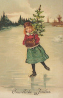 CHILDREN Scenes Landscapes Vintage Postcard CPSMPF #PKG559.A - Scenes & Landscapes