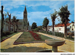 AGOP10-0851-18 - SANCOINS - Cher - L'église Et Les Jardins - Sancoins