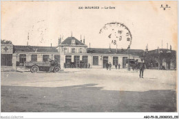 AGOP9-0825-18 - BOURGES - La Gare  - Bourges