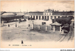 AGOP9-0824-18 - BOURGES - La Gare  - Bourges