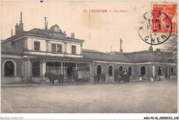 AGOP9-0814-18 - VIERZON - La Gare - Vierzon