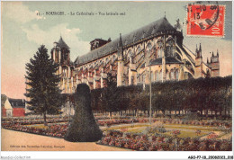 AGOP7-0568-18 - BOURGES - La Cathédrale - Vue Latérale Sud - Bourges