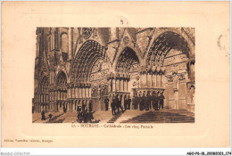 AGOP6-0552-18 - BOURGES - Cathédrale - Les Cinq Portails - Bourges