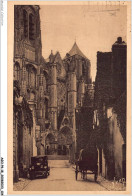 AGOP6-0517-18 - BOURGES - Cher - Façade De La Cathédrale Vue D'une Vieille Rue - Bourges