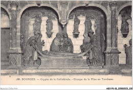 AGOP6-0515-18 - BOURGES - Crypte De La Cathédrale - Groupe De La Mise Au Tombeau - Bourges
