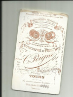 TOURS, Carte Photographie, C. Peigné, ,buste Homme, Voir Scann, Tous Frais, (port Compris + 1,99 ) - Tours